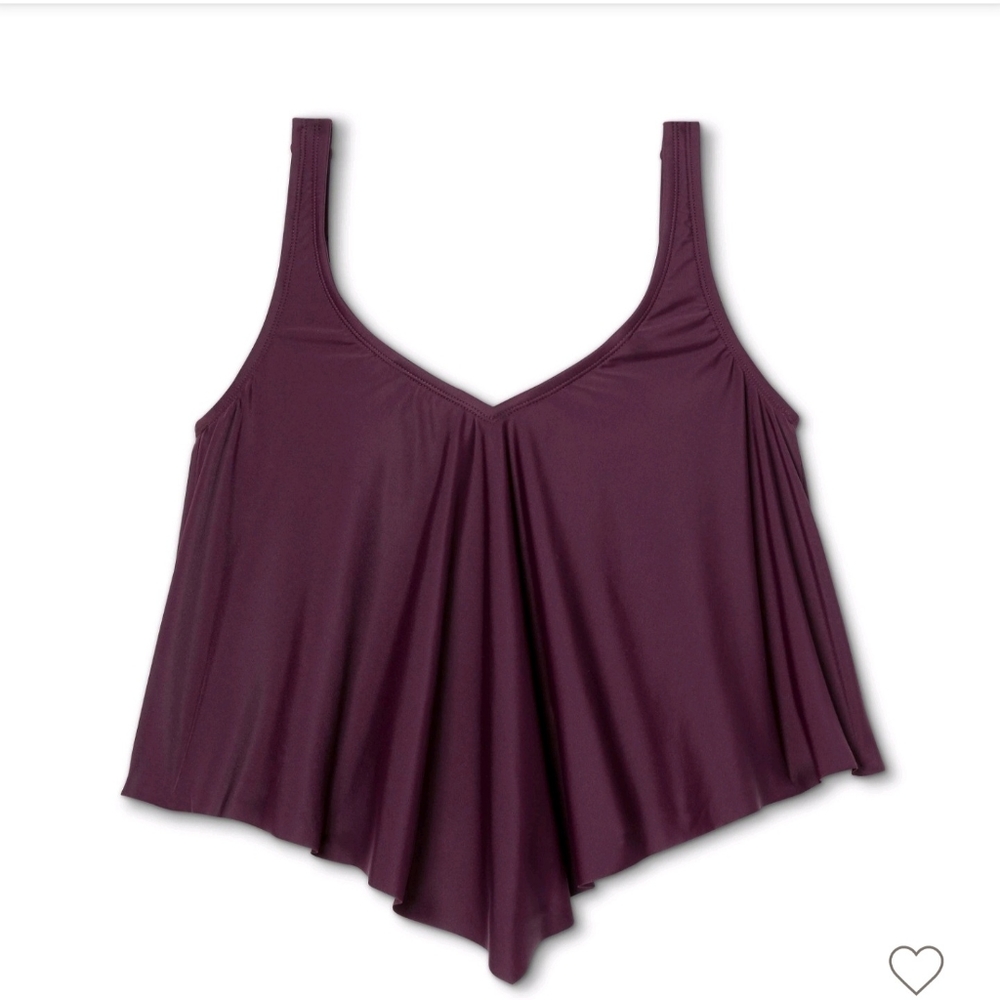 Women's Handkerchief Crop Tankini Top